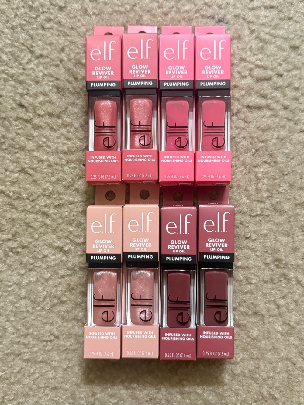 Elf Glow Reviver Lip Oil (Bundle of 8)